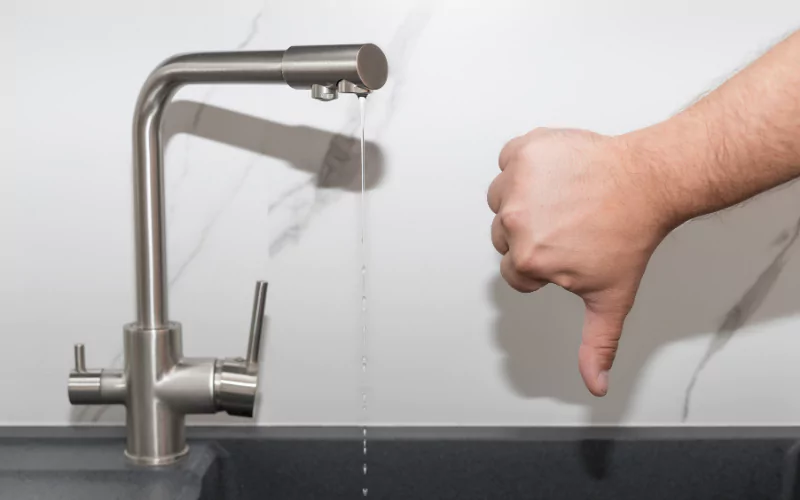 how to fix low water pressure in your bathroom sink